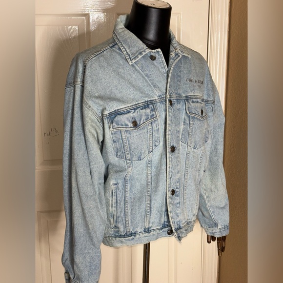 Walker Texas Ranger Chuck Norris Cast and Crew 96-97 Jacket Large Y2K Denim - Picture 4 of 10